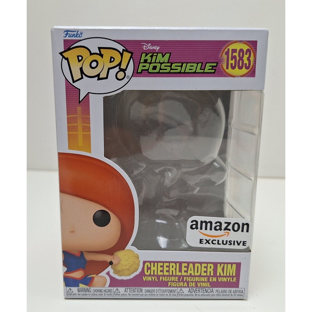 Cheerleader Kim Possible 1583 Empty Box w/Insert Only-NO POP FIGURE INCLUDED